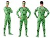 Verde Fetish Unisex Full Body Suits le tute Riddle Question Mark Lycra Zentai supereroe costume di Halloween S M L XL XXL