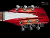 Personalizado Ric Incenso Glo Cereja Sunburst 360 12 Cordas Guitarra Elétrica Semi Corpo Oco Triângulo Mãe De Pearloid Fingerboard Embutimento