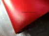 Klistermärken Metallisk röd krom borstad aluminium vinylbil inpackning vinyl luft frigöring filmbåt / fordonsomslag täcker vinyle storlek 1.52x20m / r