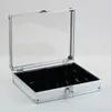 Wholesale-Professional 12 Grid Slots Jewelry Watches Display Storage Square Box Case Aluminium Suede Inside Container New Hot Selling