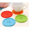 Nieuwe Silicone Coffee Placemat Button Coaster Cup Glass Beverage Holder Pad Mat # R571