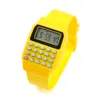 Electronic Children Silicone Date polyvalente Calculatrice de poignet à clavier Watch2953967