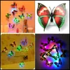 Kolorowe zmieniające się motyle LED Lamp Lamp Lampa Home Room Party Dek
