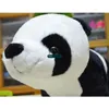 Dorimytrader 52 cm x 27 cm x 21 cm Realista Animal Panda Peluche Silla de Juguete Pandas de Peluche Sofá Puede Montar en la decoración del Regalo de los niños DY61808