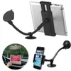 LP-3C Gooseneck Soft Pipe 360 Degree Car Window Suction Mount Universal 3.5-5.5 inch Mobile Phone Holder+ 9-10inch Tablet PC/Navigator Stand