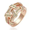 Weave Crystal Ring For Women Fashion Hot New Lady Jewelry Korean Style Wholesale Mix Colors Gift Party