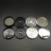 Smoking Accessories 55mm 4 parts grinder for herb grinders metal zicn alloy CNC teeth for dry herb grinder metal smoking metal