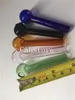 100 adet pembe/siyah cam düz borular pyrex yağ yakıcı boru Cam sigara steamroller Borular Nargile Bongs Cam El Borular Sigara Ücretsiz