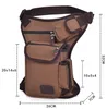 HZYEYO Multifunzione Mochila Motocicletta da uomo Borsa da gamba Zaino Drop Leg Knight Vita Pacchetto esterno A163223