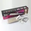 3 Triple Barrel Ceramic Hair Curler Electric Curling Iron Wand Salon Curl Waver Roller Hair Styling Tools 110220V5635685