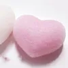 Новый Cute Heart-shaped Konjac Sponge Natural Exfoliator для лица Здоровые губки для лица для младенцев и чувствительной кожи