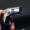 Hot SaleButane Punch Gun Lighter Metal Chlubiści Lżejsze Cztery Lżejsze Una Gun Jet Flame Torch Butane Refillable z wysokiej jakości pudełko