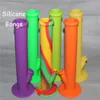 Vente chaude conduites d'eau en silicone bongs en verre conduite d'eau en verre conduites d'eau en silicone bonne qualité et dhl gratuit