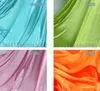 Tecido de seda Wedding Backdrop Largura 150cm (59 ") Decoração de tecido de cetim Pano de cor sólida / desempenho Tecidos de vestuário Roupas Forring Myy