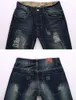 Top Beliebte Hole Ripped Stretch Denim Jeans Lässige Hiphop Biker Hosen Männer Skinny Distressed Vintage Hosen mix bestellen größe