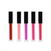 41 color no logo lipgloss Nonstick cup، Long دائم أنبوب نكهة ملمع الشفاه باللون الأسود ماكياج حزمة ترحيب طباعة الشعار