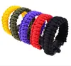 Survival-Armbänder, Paracord-Fallschirm-Wanderarmband, Flucht-Armband, handgefertigtes Armband, Outdoor-Charm-Armbänder, Ausrüstung, Paracord-Seil-Set