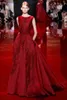 Elie Saab Fashion Neues Wort Schulter Abendkleider China Toast Wein Red Braut Abendkleidautos Teppich Online6550751