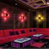 Hollow Nowość Dekoracyjne Lampy Ścienne 3W Multicolor Najlepsza Wysoka moc LED Ściany Światowe Kinkiety dla KTV Restaurant HD