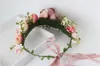 Children garlands Bohemian big flowers garlands lily jewelry garlands bracelet studio pography hair accessories beach headband 6195998