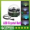 DHL Mini Digital LED RGB Crystal Magic Ball Effect Light DMX512 Disco DJ Stage Lighting Voice-Activated Wholesale Light Lamp 20