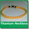 2022 Titanium Sports USA Baseball Tornado Twister Braided 3 Rope Choker Necklaces Fit for team color 16" 18" 20" 22"