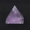 Cały HJT 44G Naturalny ametyst kryształ piramid nunatak reiki leczenie ametyst kryształ kwarcowy dekoracja piramidy 32 mm34mm6466258