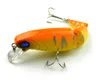 NOUVEAU MINOW LURE PLASTIQUE 3 sections articulées du matériel d'appât dur pêche des leurres d'eau fraîche Tackle10.5cm 14G 6 # Hook Isca Livraison gratuite artificielle