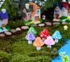 20st Mushroom Miniature Fairy Figurines Trädgård Gnomes Decoracion Jardin Mushroom Garden Ornaments Resin Craft Micro Landscape