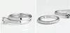 Vecalon 2016 Moda Pierścień Ślub Pierścień Zestaw Dla Kobiet 1CT CZ Diamond Ring 925 Sterling Silver Srebro Palcówka Zaręczyny Pierścień