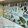 18pcsSet Modern Pebble Stones Acrílico Espelho Adesivos DIY Art Decal TV Fundo Adesivos de Parede Home Decorations5241089