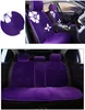 Auto Car Seat Cover full sets Universal Fit 5 seat SUV sedans front/back seat mats automotive interior warm soft short fur flower