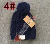 MOQ = 1PCS Herbst/Winter Markendesign warme Mütze Frau und Mann Hut Mode Strickmütze Wollmütze 8 Farben schwarz rot kostenloser Versand FABRIK GÜNSTIG