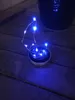 1 pièce décor de fête de noël couvercle de pot Mason avec panneau solaire lumière bleue LED pour bocaux en verre lumières de noël 7628411