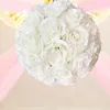 우아한 결혼식 실크 Pomander 암호화 매달려 꽃 공 결혼식 파티 시장을위한 인공 꽃 장식을 장식 FB012