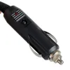 Brand new preto 2.5mm cabo do carregador de carro para BAOFENG UV-5R 3800mAh bateria G00130