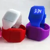 Geléia de Silicone Doces Digital Macio Levou Toque Ultrafino Relógio de Quartzo Sentimento Tela Relógios Fahion Sports Watch