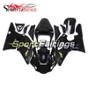 Injection Black Gold Decal Fairings för Yamaha YZF1000 YZF R1 00 01 2000 2001 Injektion ABS Fairings Motorcykel Fairing Kit Bodywork Cowling