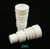 Cena fabryczna Ceramiczna Paznokci Domy -Direct Design Wsteczka pasuje do obu 14 mm stawów szklanych i 18mm męski szklany joint vs regulowany tytan
