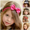 Nowe mody Girls Shiny Bow Cekiny Bowknot 3/8 "Glitter Headbands Handmade Akcesoria dla dzieci