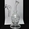 9.5 "pouces Skull Bong Fabergé Egg pipe à eau Fab egg Bongs en verre verre dab deux fonctions bol sec plate-forme pétrolière carb cap 14,4 mm livraison gratuite