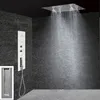 BBathroomシャワーセットアクセサリー蛇口パネルタップサーモスタットミキサーLED天井シャワーヘッド雨量シャワーGF5203