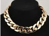 10st New Hot Lady Smycken Acrylic Chunky Statement Chain Pendant Halsband Bib Choker