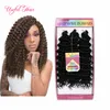 Synthetic braided deep wave 3pcpack SYNTHETIC HAIR Bouncy Curl 10inch crochet braids hair 3X BraidS Savana bohemian MARLEY BRAIDI3363814