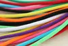 Tissu tressé de couleur bonbon de haute qualité 3.5 à 3.5 câble Audio mâle à mâle pour iphone casque voiture Aux 500 pcs/lot