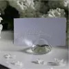 KOSTENLOSER VERSAND 100 stücke Qualität Kristall Diamant Tischkartenhalter Hochzeit Gefälligkeiten Party Tischnummer Halter Souvenir Supplies Gefälligkeiten