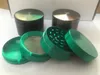 sekwholesale 50mm 4 part Zinc alloy tobacco grinders,cnc teeth metal grinders,black/black chrome/green colors herb grinder