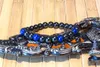 SN0132 New Arrivals Hematite Mens Bracelet Tribal lapis lazuli Bracelet Wholesale free shipping