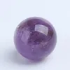 HJT Whole 2pcs Natural Amethyst Gemstone Sphere ballAmethyst healing sphere for Chrismas Home Decorations small crystal 9824226