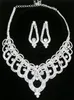 Brautkronen Zubehör Tiaras Haar Halskette Ohrringe Zubehör Hochzeit Schmuck Sets günstigen Preis Mode Stil Braut HT143